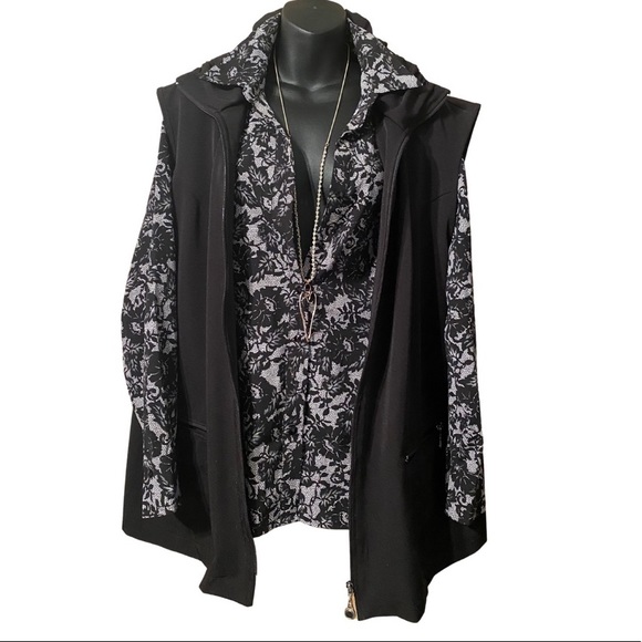 LACE LOOK BUTTON UP COLLAR SKIRT - Picture 6 of 10